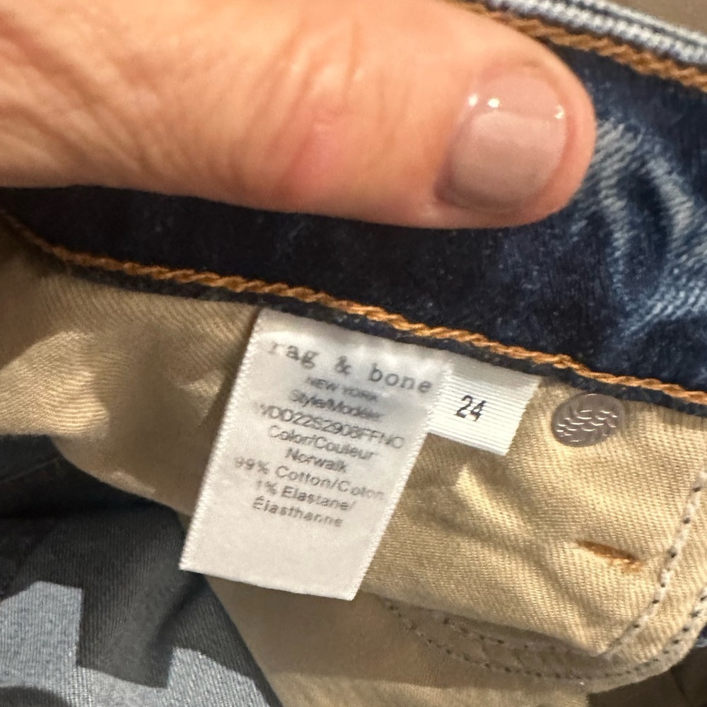 Rag & Bone Casey High Rise Flare Jeans in Norwalk. - Picture 10 of 10